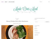 Tablet Screenshot of madeovermeal.com